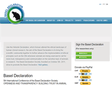 Tablet Screenshot of basel-declaration.org